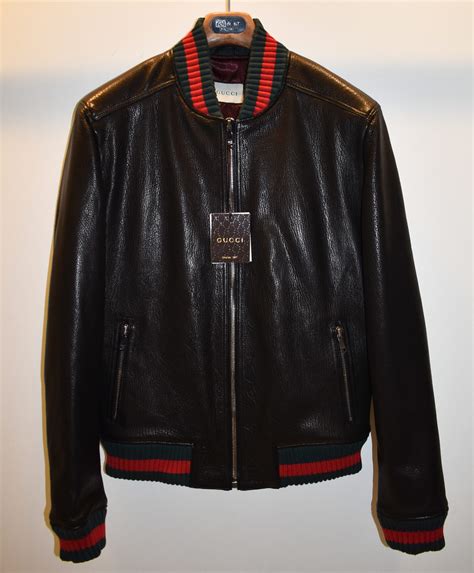 replica gucci mens leather jacket|gucci cashmere jacket.